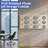 9-Slot Cell Phone Locker With Combination Lock, Clear Acrylic Storage Cabinet For Classroom, Office, And Workplace, Wall Mountable Phone Organizer For Students And Employees