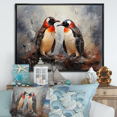 «Penguin Dreamscape I» sur toile