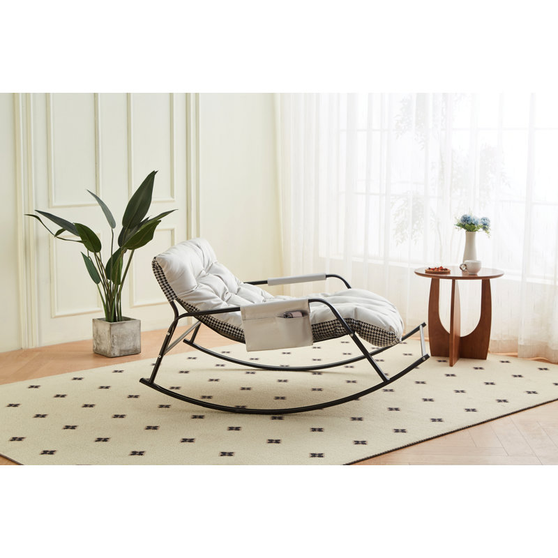 Chaise berçante avec fauteuil coulissant inclinable technique