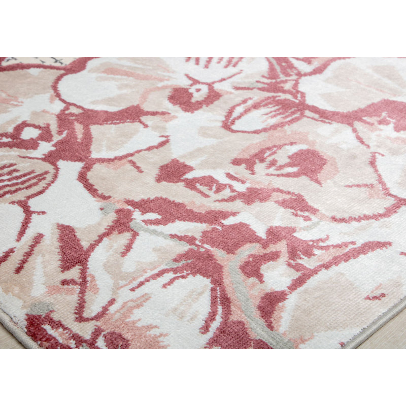 Tapis rose Vera, Rectangle 2 pi x 4 pi