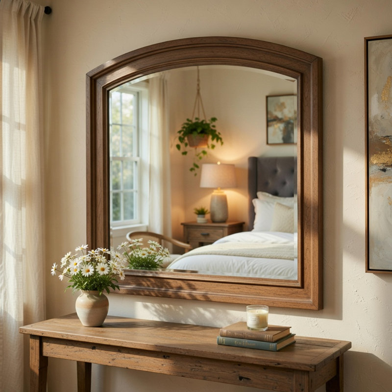 Miroir arqué pour commode Bely