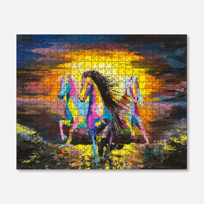 1000-Piece Jigsaw Puzzle, 26.8 x 18.9 inches | High-Quality 100% Cardboard, Vibrant Design | Perfect for Family Fun, Stress Relief & Educational Play | Gift for Adults & Kids | Box Size: 13.2 x 9.1 x 2.0 inches