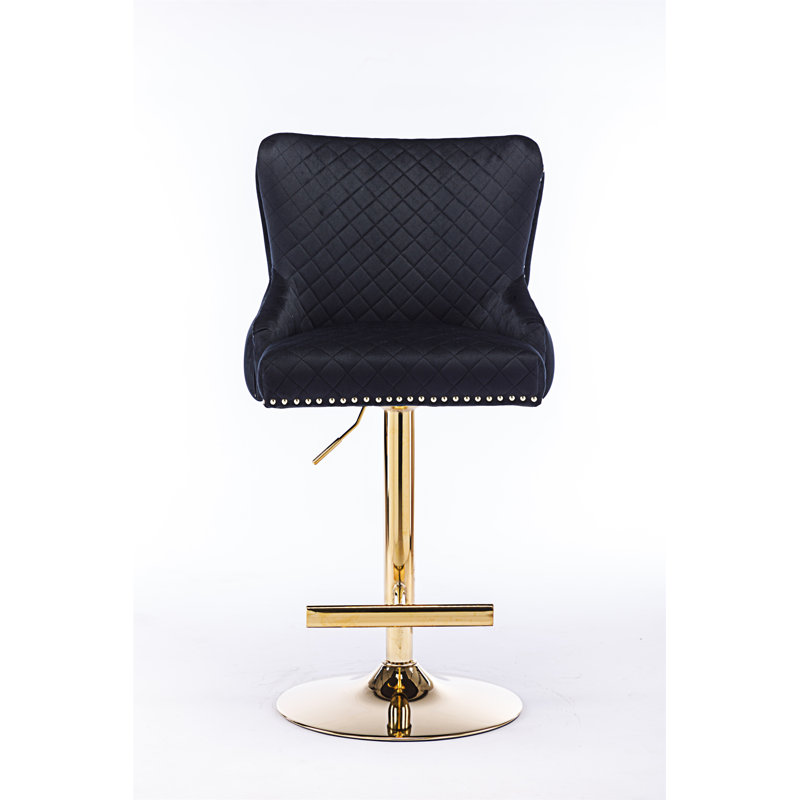 Ensemble de tabourets de bar Hengming, Noir