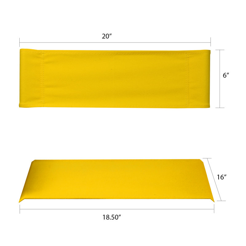 Toile de remplacement pour chaise de réalisateur pliante Somer, Or