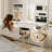 Tiny Land® Play Kitchen with Running Water - Iconic Aqua Kitchen in Cream