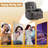 37.4" W Massage Heater Recliner, 360° Swivel, 30° Rocker, Cup Holders, USB Port-535146692