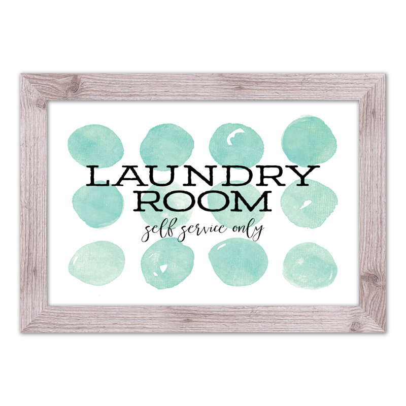 Laundry Room, reproduction encadrée, H 16 po x l 24 po x P 0,75 po