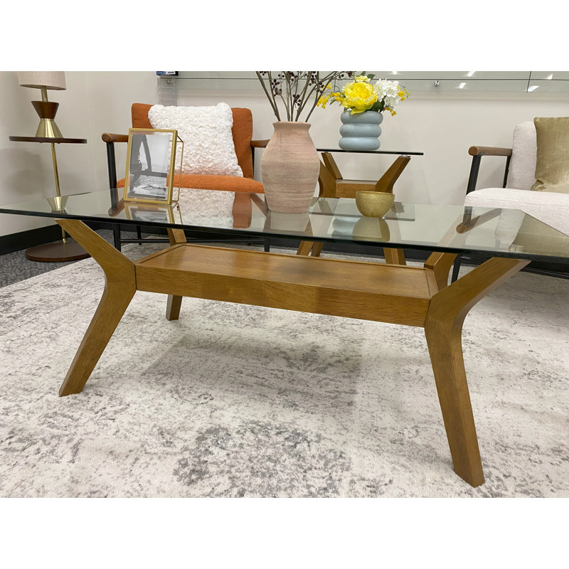 Jermarius Glass Top Coffee Table
