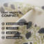 Ensemble de 4 serviettes en tissu 100% coton tissé gaufré Block Print-1058706963