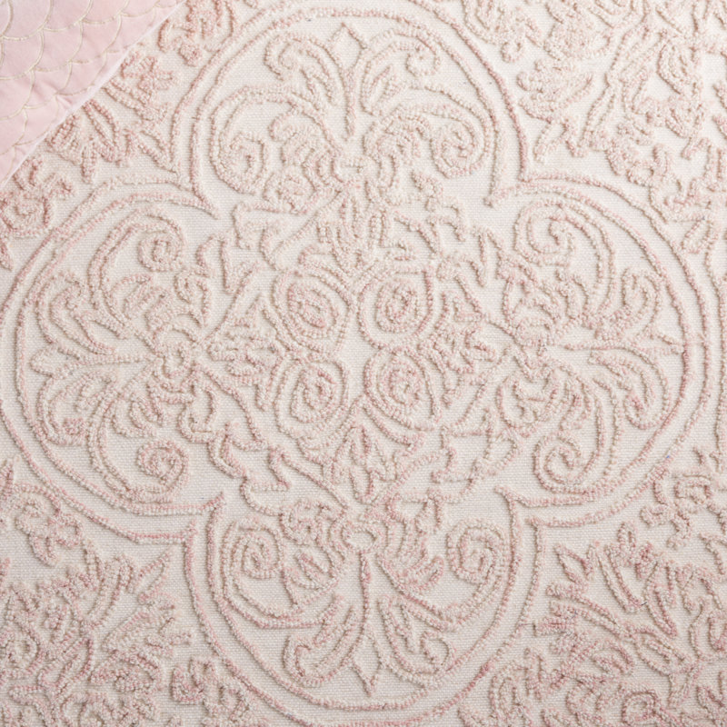 Tapis en laine et coton touffeté à la main avec coton, Rectangle 10 pi x 14 pi