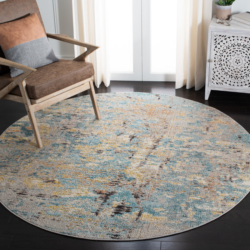 Abderus Performance Rug, Round 6'7"