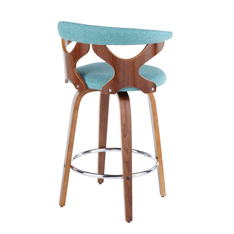 Contemporary Counter Stool, Bleu