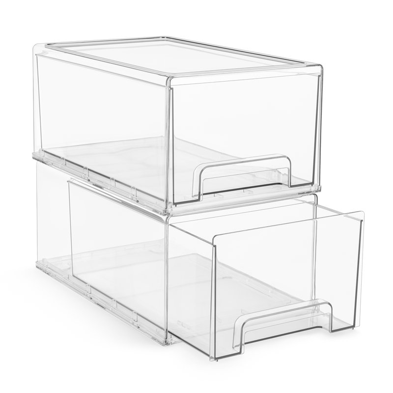 Organisateurs de tiroir Sorbus (acrylique). Grand, H 5,5 po x l 8 po x P 13,25 po