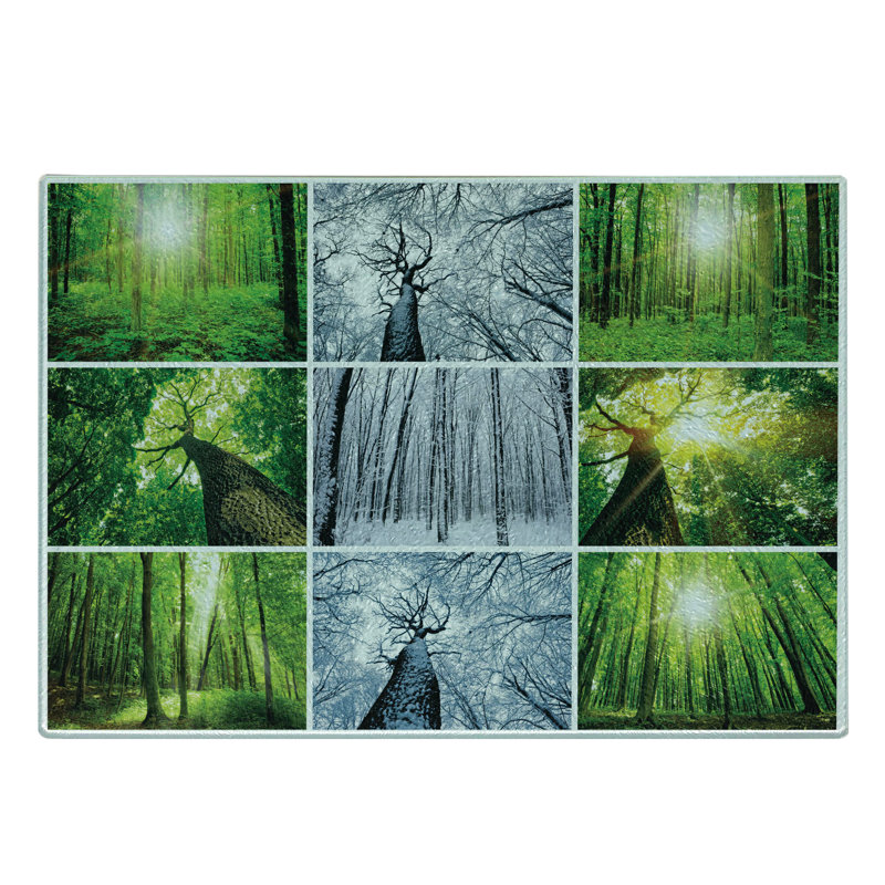Planche à découper en verre trempé Ambesonne