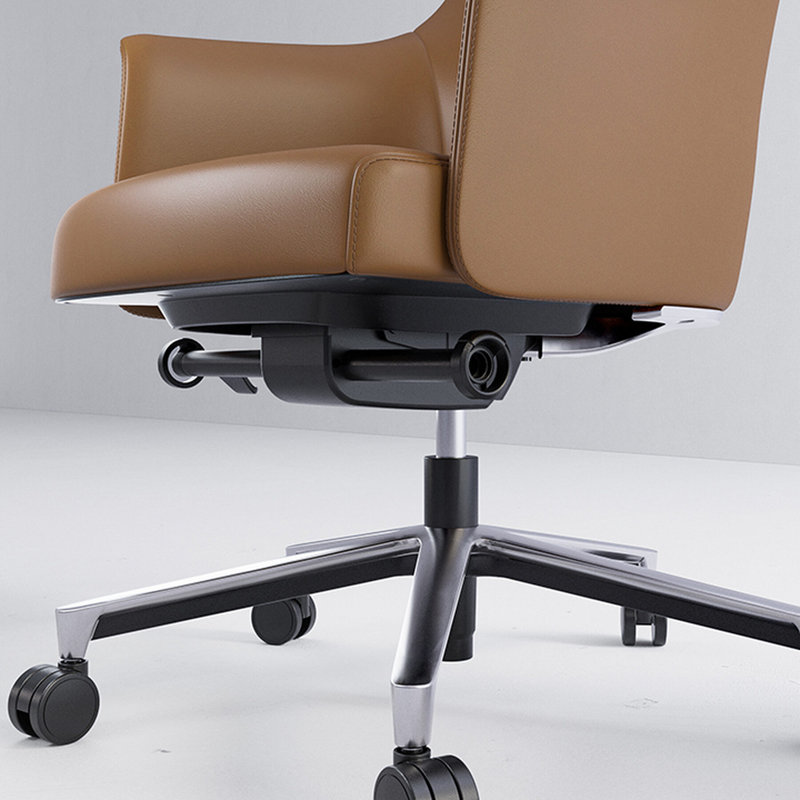 Bolo Swivel Executive Chair, Saddle