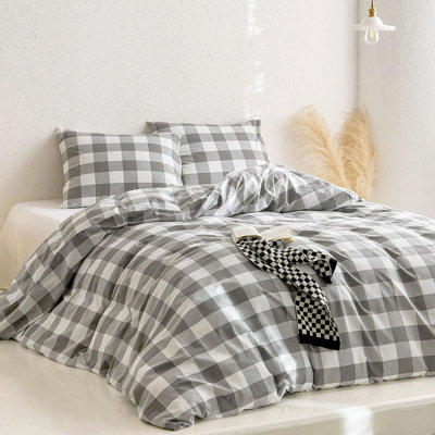 Ensemble de literie à carreaux Gingham