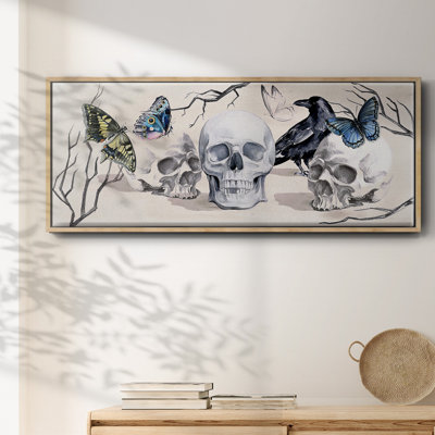 Nevermore Collection D- Framed Canvas