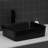 Ceramic Rectangular Vessel Bathroom Sink 19X15x5.5" - Black Elegant Style Design-2133461659