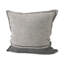 Housse de coussin gris clair et foncé