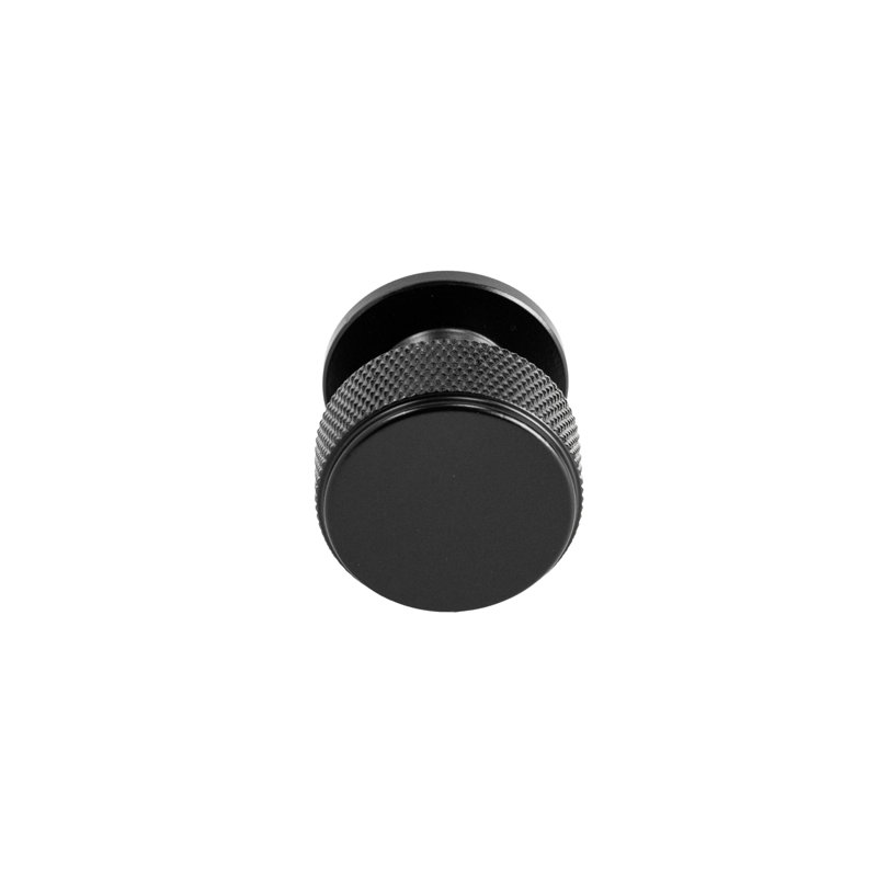 Boutons ronds Zenith (ensemble de 10), Noir mat