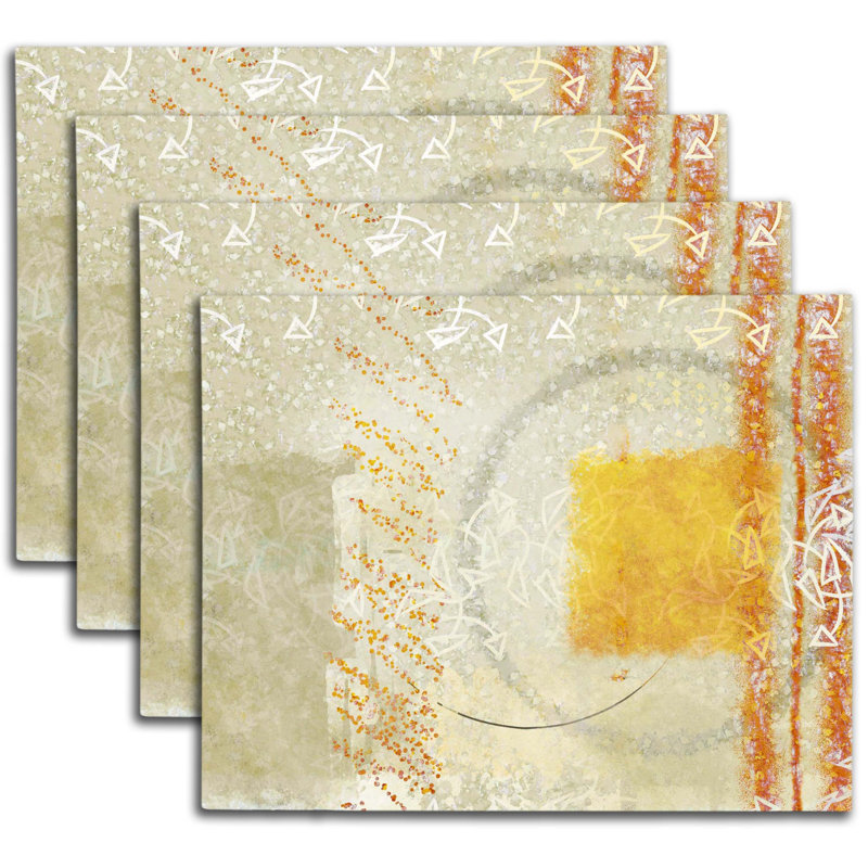Napperon abstrait en polyester