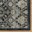 Samira Tanis Anthracite Black Cream Moroccan Bohemian Machine Washable Indoor Area Rug, Flat Pile for Living Room & Bedroom - Anthracite, 2x6 Runner-756132111