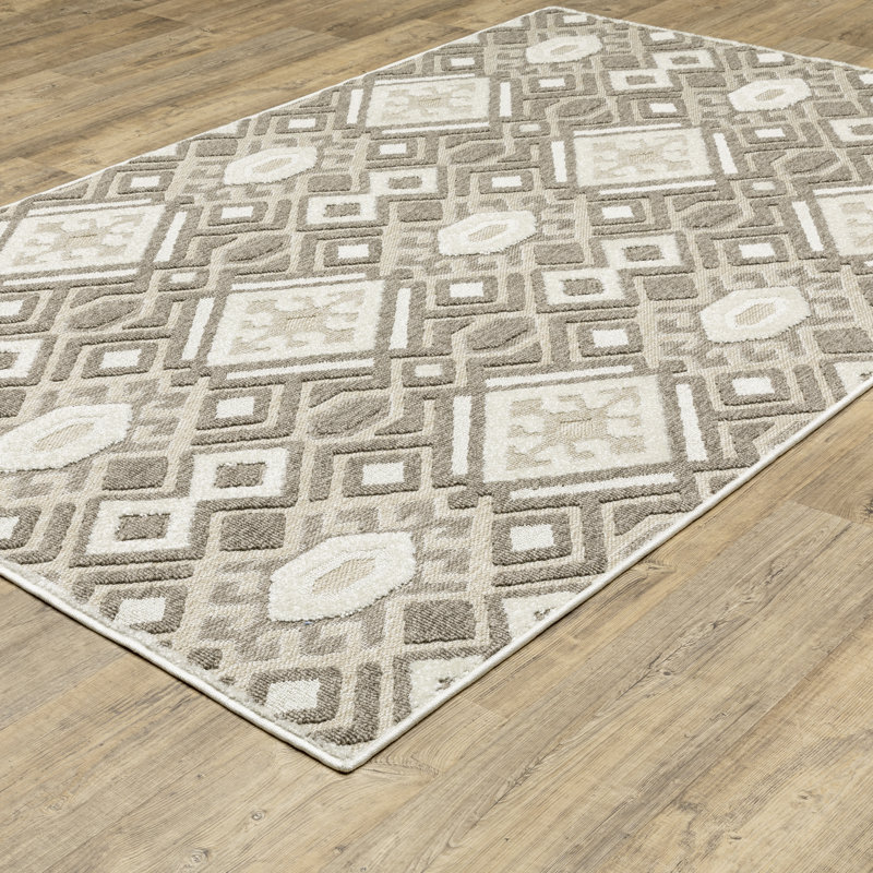 Thurma Moroccan Indoor Rug, Rectangle 9'10" x 12'10"