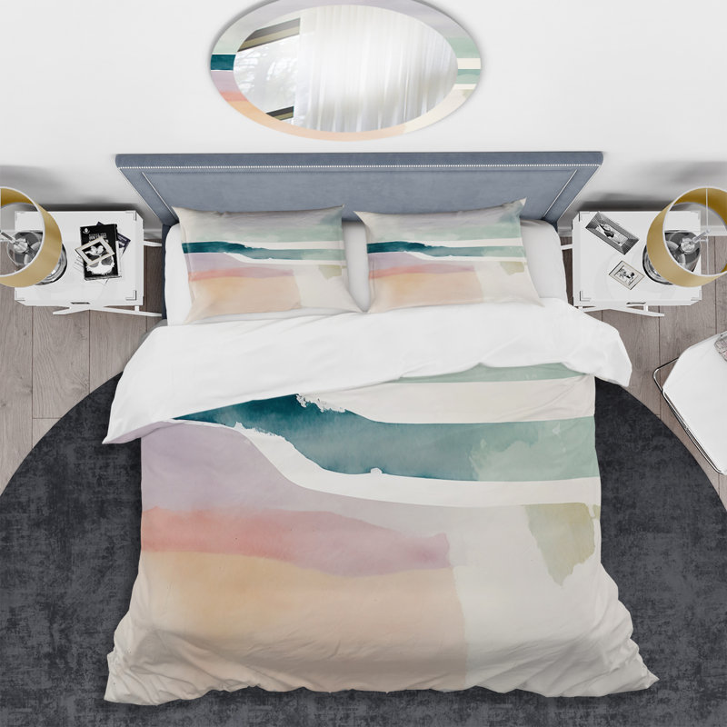  Microfiber / Polyester Duvet Cover Set, King Duvet Cover + 2 King Shams