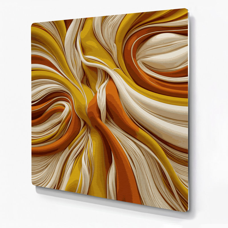 Abstrait art figuratif 51, H 32 po x l 32 po