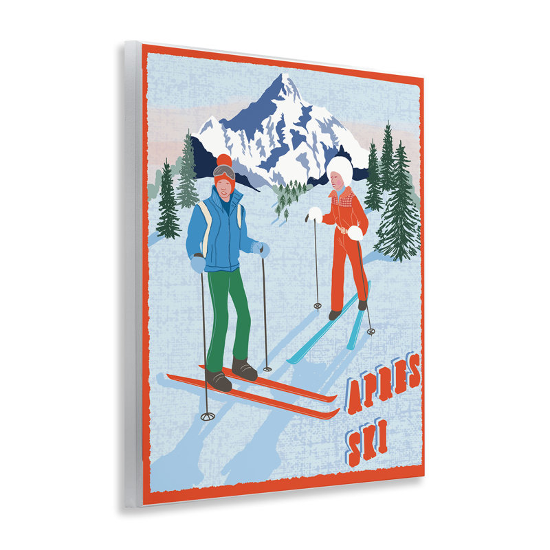 «Apres Ski Winter Fun Wall Art» par Jo Reid
