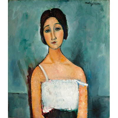 "Christina" by  Amedeo Modigliani - Gallery Wrap Canvas Wall Art