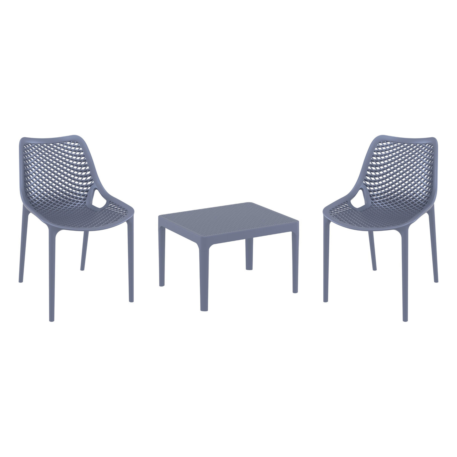 Farrah 2-Person Patio Seating Group, Gray
