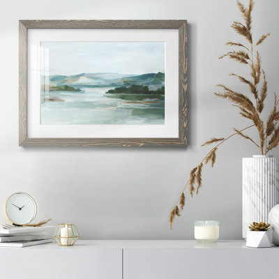 Misty Cove II, reproduction d'art encadrée