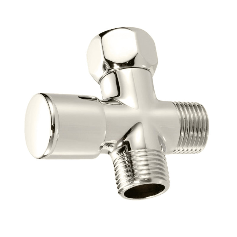 Valve de dérivation de bras de douche 1/2 "IPS, Nickel poli