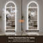 Aluminium Frame Arch Wall Mirror