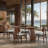 Amber Oval Solid Wood Dining Set-662667223-664661314