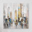 Bâtiments abstraits - peinture sur toile tendue-949683228