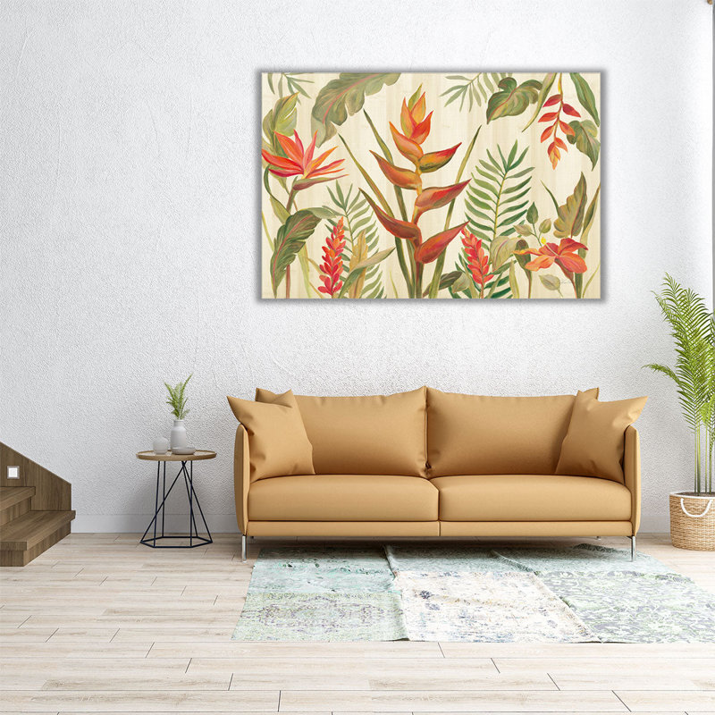 «Tropical Garden VII», reproduction d'art sur toile, H 24 po x l 36 po
