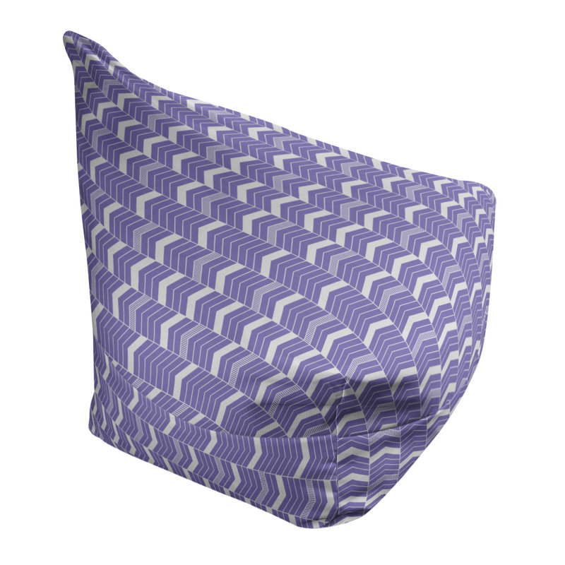 Fauteuil à billes standard &, H 38 po x L 42 po x P 29 po, Mauve, Bourre en polyester