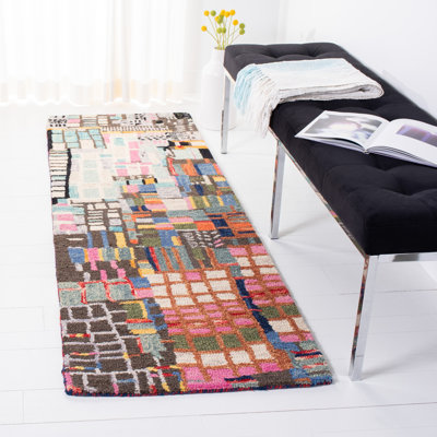 Mavis Abstract Wool Hand Tufted Area Rug