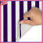 Purple White Stripes Bath Mat-10321114