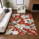 Machine Washable Indoor/Outdoor London ACN2260 Floral Rug