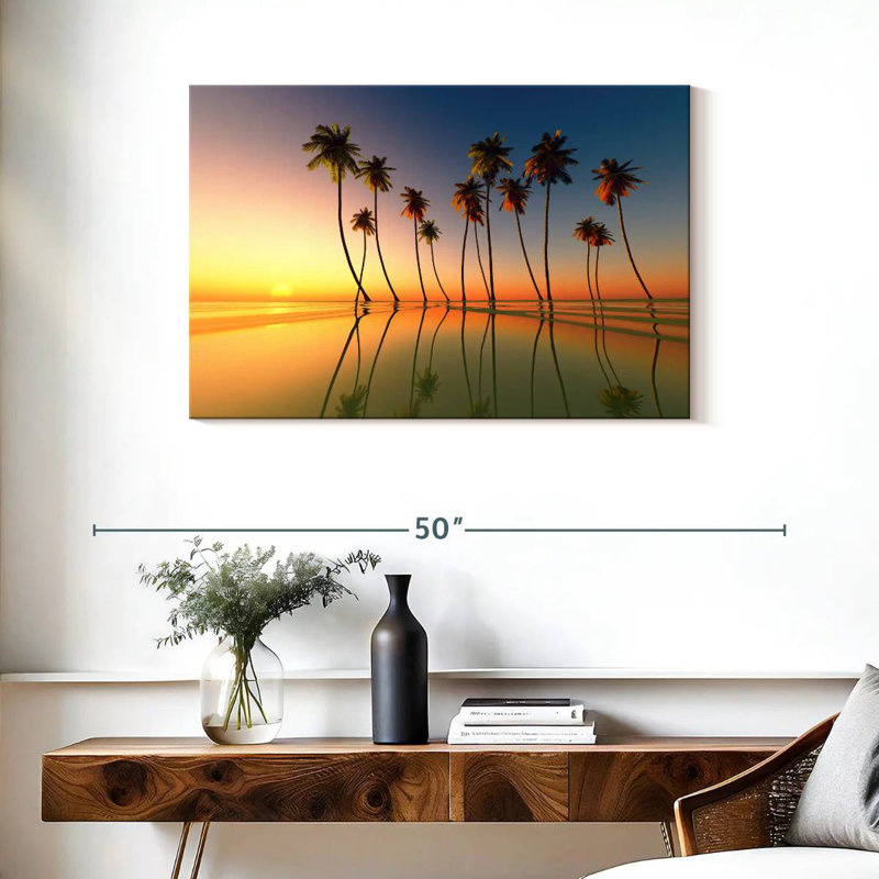 Gillard Twilight Palm Trees