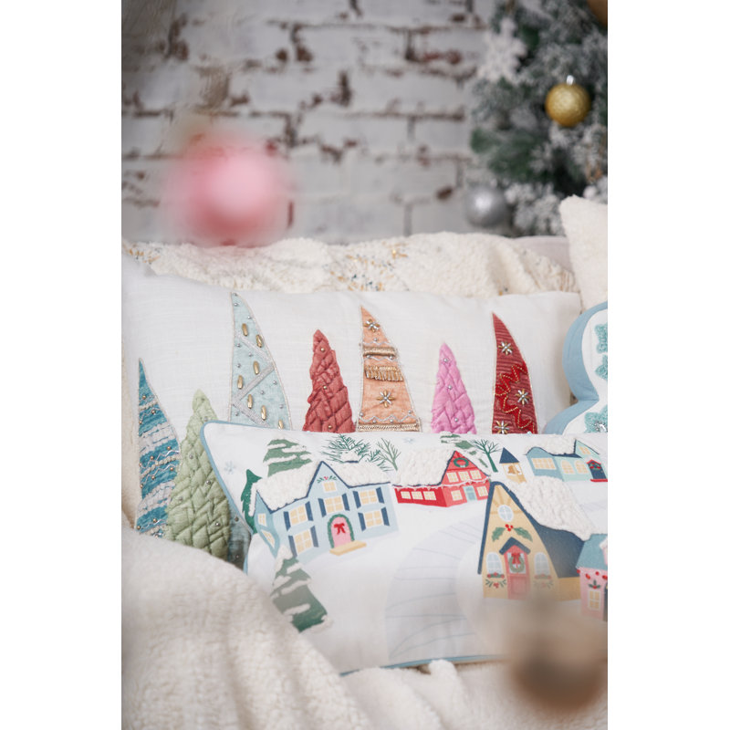 Coussin lombaire 14 "x 22" Festly Holly
