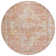 Machine Washable Indoor/Outdoor Xhevrie Terracotta Rug