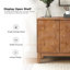 Joyce 114.9cm W Modern 3-door storage Sideboard with Adjustable Shelves-1083610313