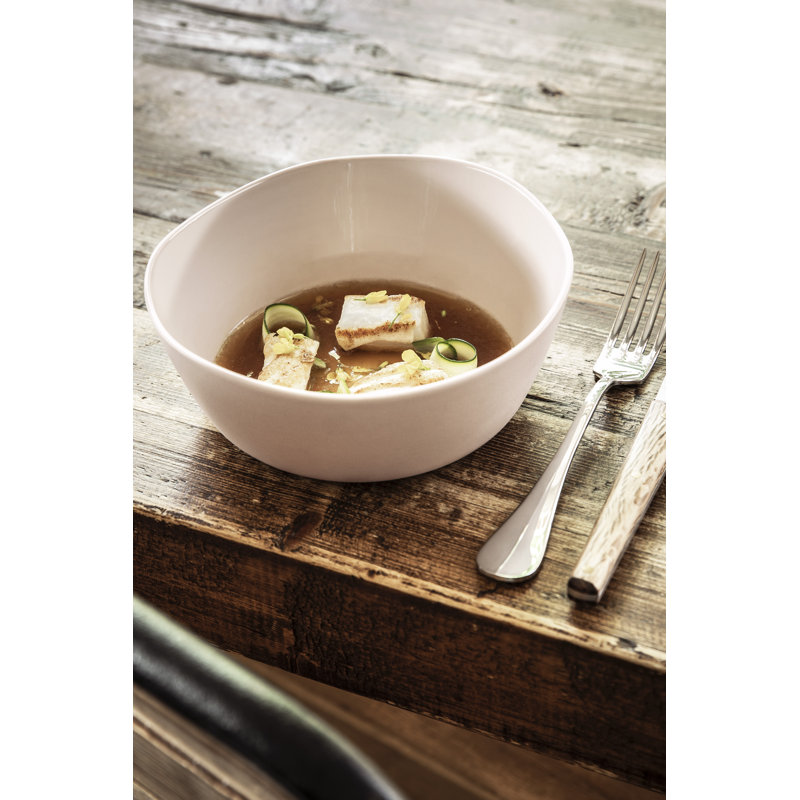 Brume Porcelain Serving Bowl, Pink Nude