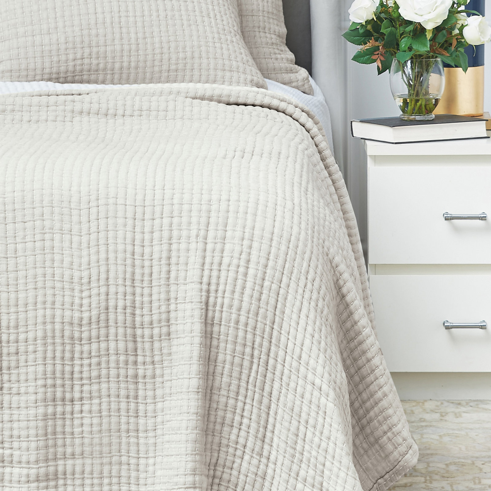 Maybell Cotton Quilt Set, Queen Quilt