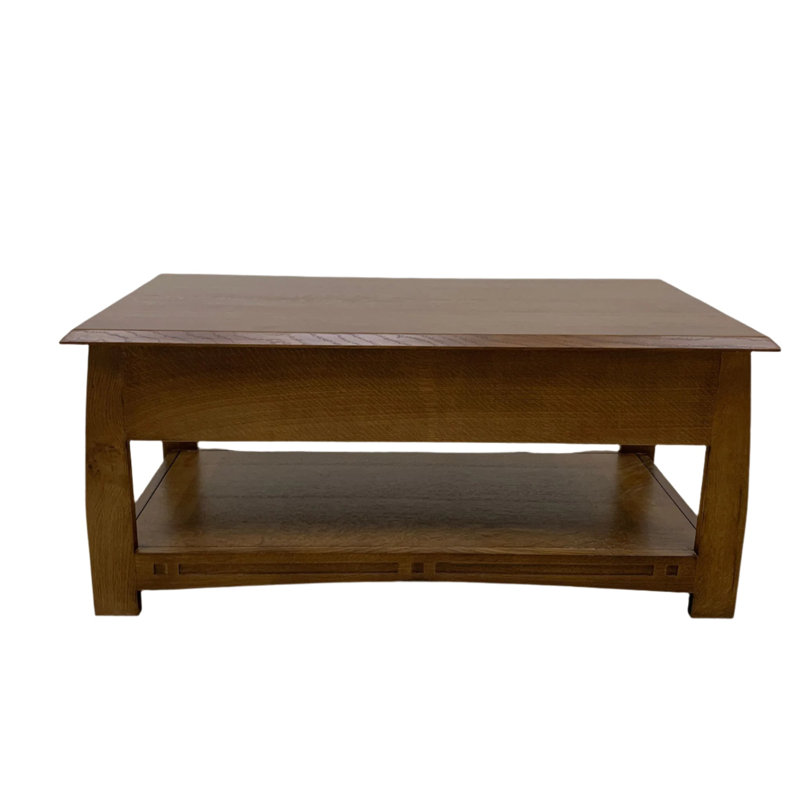 Table basse 1 tiroir Mission Crofter Style - modèle A32 - teinture noyer