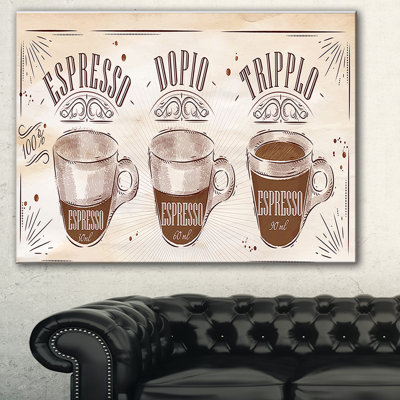 Espresso Kraf Brown - reproduction d'impression sur cercle métallique